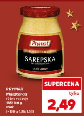 Musztarda różne rodzaje  promocja w Kaufland