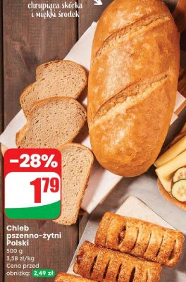 Chleb pszenno-żytni Polski promocja w Dino