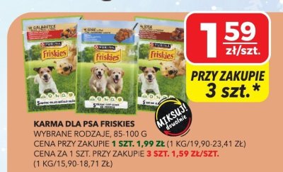 Karma dla psa Friskies promocja w Top Market