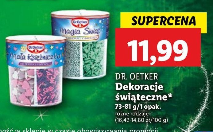 Posypka mała ksieżniczka Dr. oetker promocja