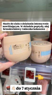 Masło do ciała Bielenda Private Spa hydro-masło jaśminowe promocja w Rossmann