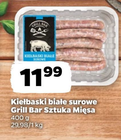 Kiełbaski białe surowe promocja