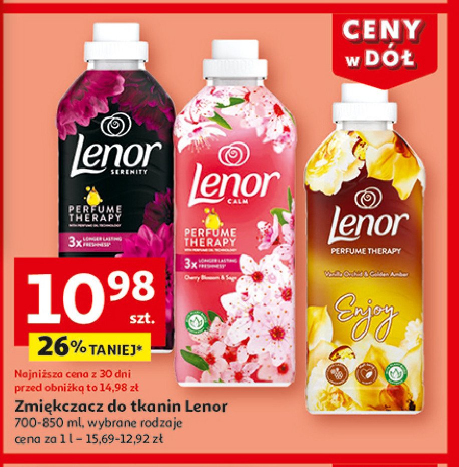 Płyn do płukania diamond & lotus flower Lenor promocja