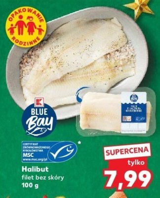 Halibut filet bez skóry 100 g promocja w Kaufland