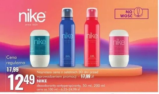 Dezodorant coral crush Nike promocja