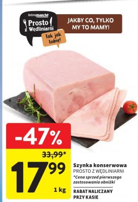 Szynka konserwowa  promocja w Intermarche