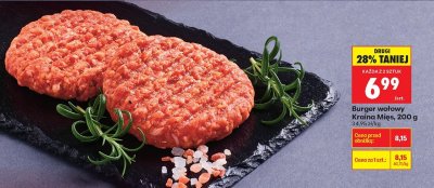 Burger wołowy promocja w Biedronka