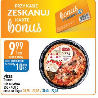 Pizza z pieczarkami Taurus promocja w Selgros