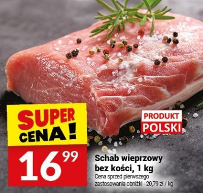 Schab wieprzowy bez kości, 1 kg promocja w Twój Market