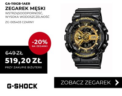 Zegarek męski GA-110GB-1AER G-SHOCK promocja w Briju