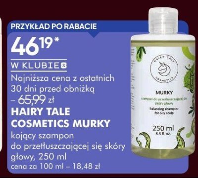 Szampon HAIRY TALE COSMETICS MURKY kojący szampon 250 ml promocja w Super-Pharm