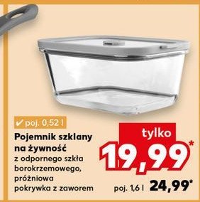 Pojemnik szklany 1.6 l promocja w Kaufland