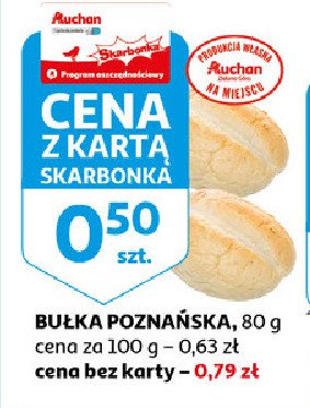 Bułka poznańska Auchan promocja