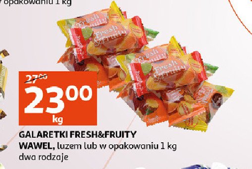 Galaretki Wawel fresh & fruity promocje
