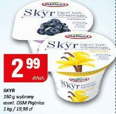 Skyr Piątnica 150g promocja w Chorten