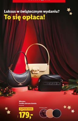 Torebka skórzana damska Wittchen promocja w Lidl