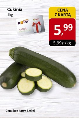Cukinia promocja w Market Point