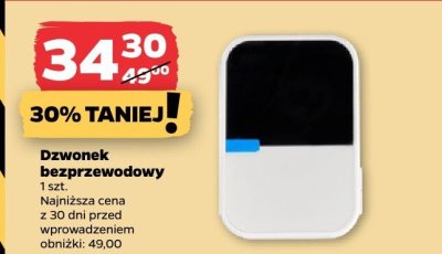 Dzwonek bezprzewodowy promocja w Netto