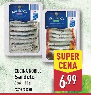 Sardele w oleju z papryką Cucina nobile promocja