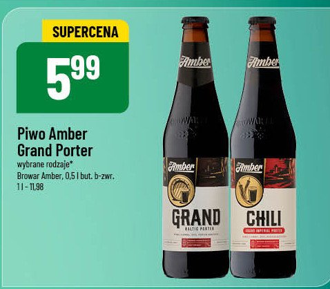 Piwo Amber chili promocja