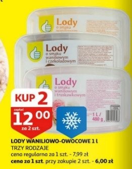 Lody waniliowo-czekoladowe Podniesiony kciuk promocja