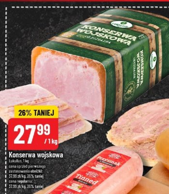 Konserwa wojskowa Lukullus promocja w POLOmarket