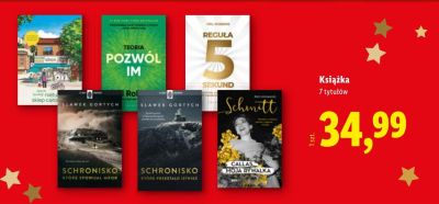 Książka 7 tytułów promocja w Lidl