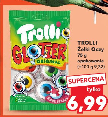 Żelki oczka Trolli promocja