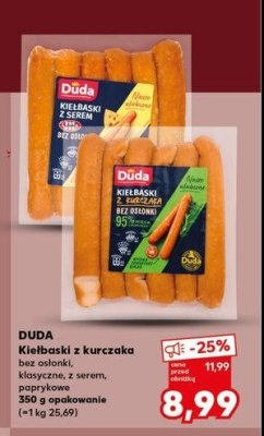 Kiełbaski z kurczaka bez osłonki Silesia duda promocja