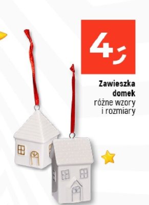 Zawieszka domek różne wzory i rozmiary promocja w Dealz