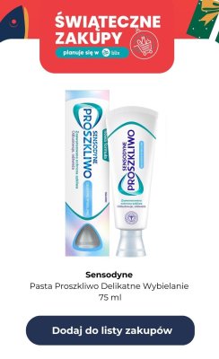 Pasta do zębów Proszkliwo Delikatne Wybielanie promocja w Kaufland
