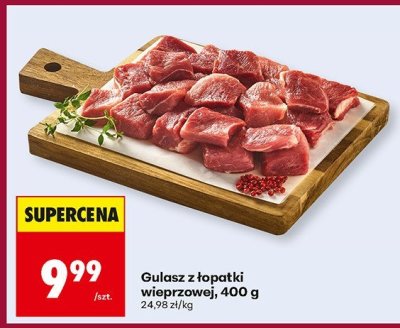 Gulasz z łopatki wieprzowej promocja w Biedronka