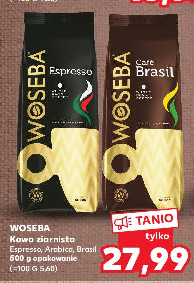 Kawa Woseba espresso promocje