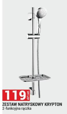 Zestaw natryskowy KRYPTON 2-funkcyjna rączka promocja w Merkury Market