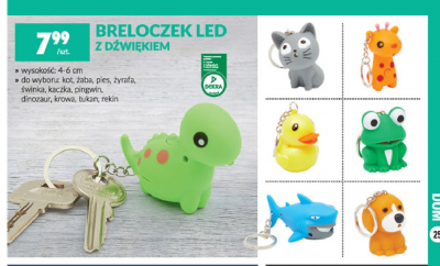 Breloczek led żaba promocja