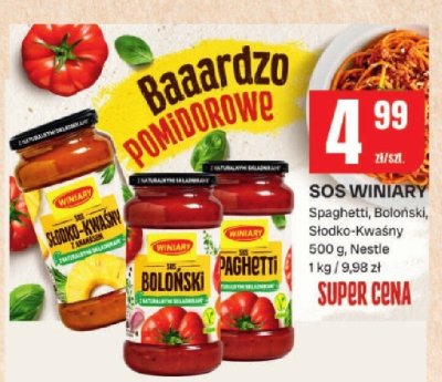 Sos winiary spaghetti, boloński, słodko-kwaśny promocja w Chorten
