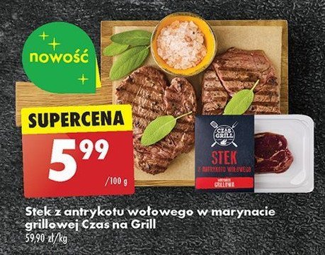 Stek z antrykotu w marynacie grillowej Czas na grill promocja