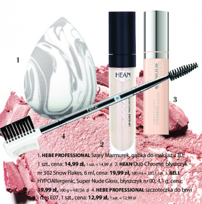 B艂yszczyk do ust 001 Bell hypoallergenic super nude gloss promocja
