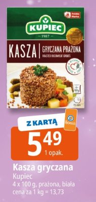 Kasza gryczana Kupiec promocja w Leclerc