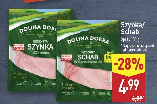 Schab wędzony Dolina dobra promocja w Aldi