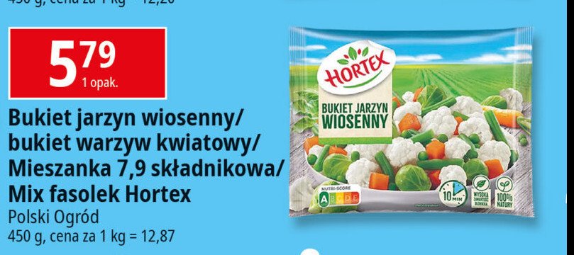 Mieszanka 9-składnikowa Hortex promocja w Leclerc