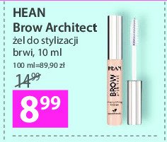 Żel do brwi brow Hean Hean cosmetics promocja