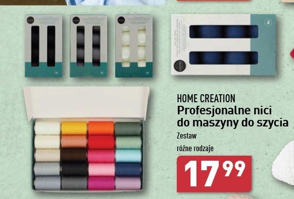 Nici do maszyny 2500 m Home creation promocja w Aldi