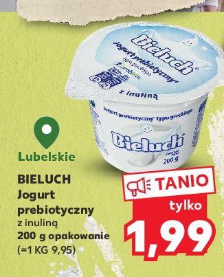 Jogurt prebiotyczny z inuliną Bieluch promocja