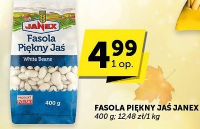 Fasola piękny Jaś Janex promocja w Groszek