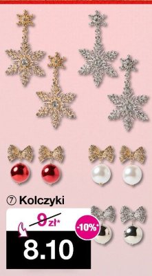 Kolczyki promocja w Woolworth