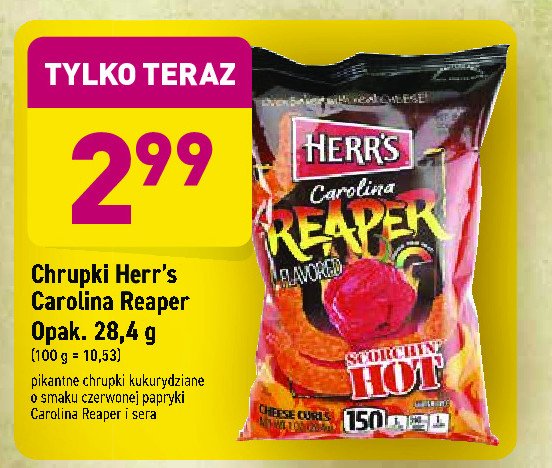 Chrupki carolina reaper i ser promocja
