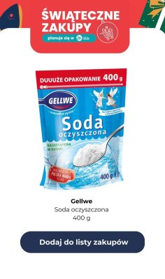 Soda oczyszczona, 400 g promocja w Lidl