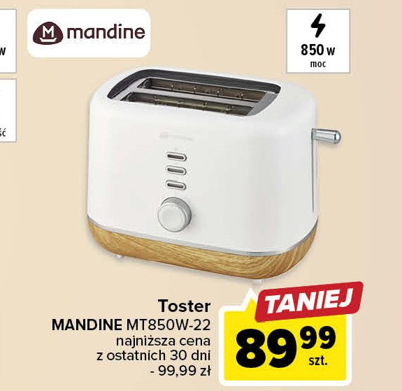 Toster mtb850w-22 Mandine promocja