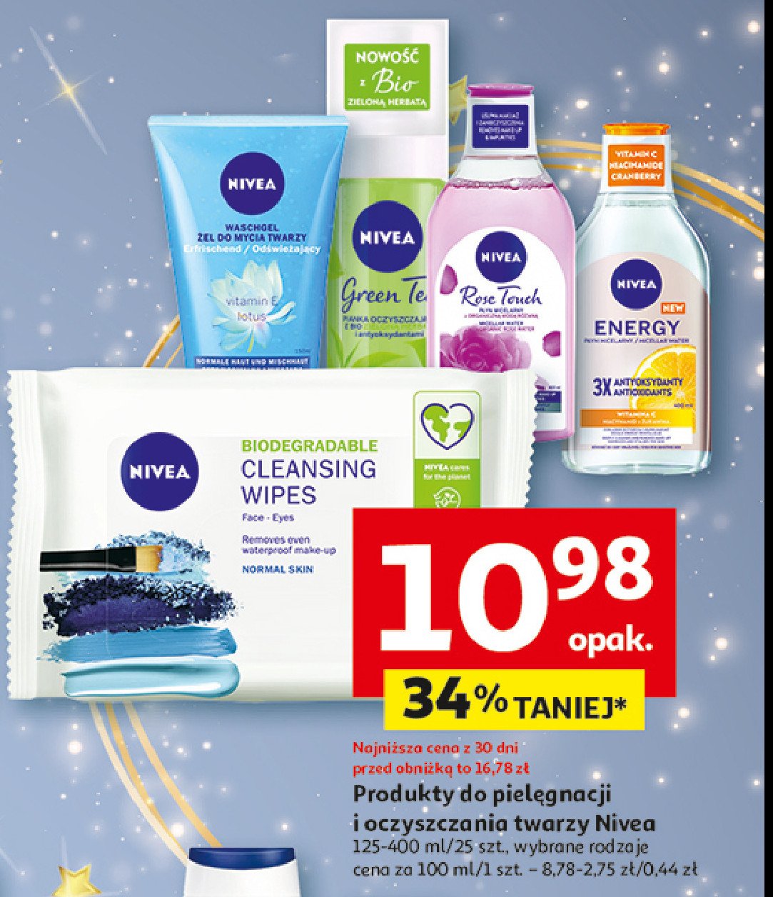 Płyn micelarny NIVEA ENERGY promocja w Auchan